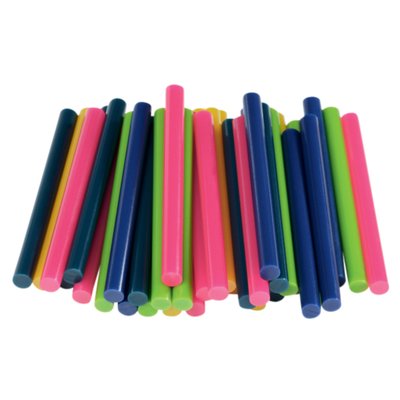 Bâton de colle Rapid 7mm 5 couleurs assorti 36 pièces