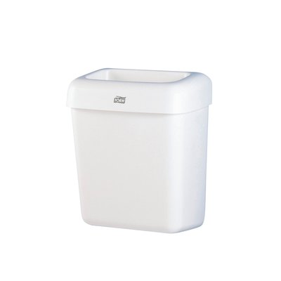Afvalbak Tork B2 open inworp 20 liter wit 226100