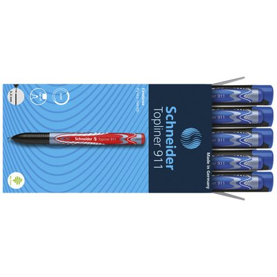 Fineliner Schneider Topliner 911 0.4mm blauw