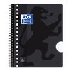 Bloc de cours Oxford A5+ ligné 17 perf 160 pages 80g noir Photo