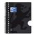 Bloc de cours Oxford A5+ ligné 17 perf 160 pages 80g noir