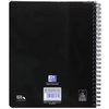 Bloc de cours Oxford A5+ ligné 17 perf 160 pages 80g noir Photo