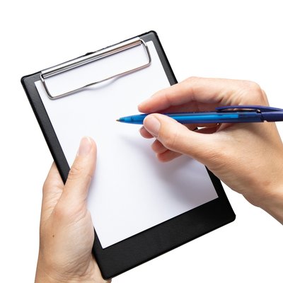 Porte-bloc MAUL A6 portrait PVC pour bloc caisse noir
