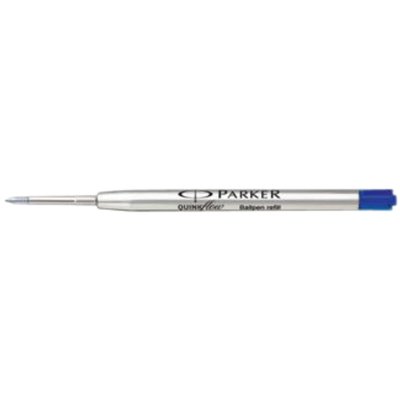 Balpenvulling Parker Quinkflow medium blauw blister à 3 stuks