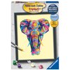 Schilderen op nummer Ravensburger Bonte olifant foto