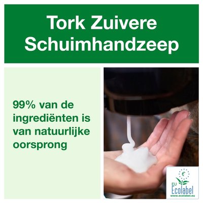 Savon mains Tork S4 Premium Clarity 520201 mousse 1000ml