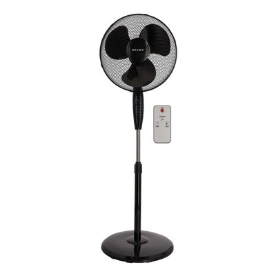 Statiefventilator BRASQ met remote Ø 40cm zwart