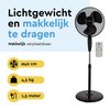 Statiefventilator BRASQ met remote Ø 40cm zwart photo