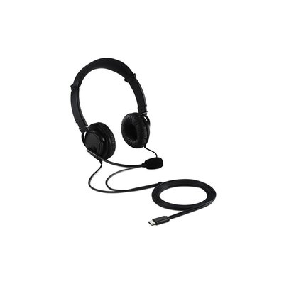 Casque Kensington USB-C Hi-Fi avec microphone noir