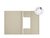 Dossiermap Djois Secolor Tree-Free A4 3 kleppen 226gr beige