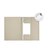 Dossiermap Djois Secolor Tree-Free folio 3 kleppen 226gr beige