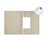 Dossiermap Djois Secolor Tree-Free folio 3 kleppen 226gr beige