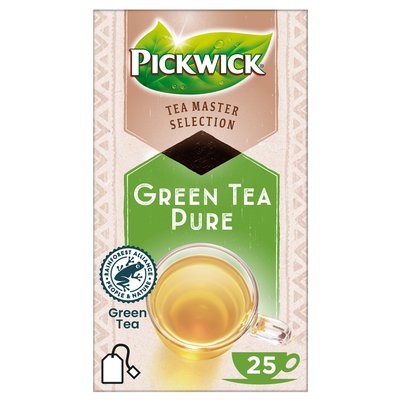 Thé Pickwick Master Selection green tea pure 25 pièces