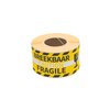Etiquette d'avertissement Rillprint Fragile 46x125mm jaune 250 pièces Photo