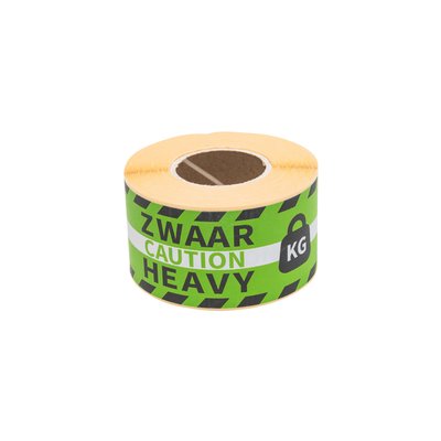 Etiquette d'avertissement Rillprint Heavy 46x125mm vert 250 pièces
