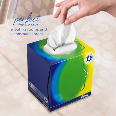 Facial tissues Kleenex kubus 3-laags 56 vel wit 8825