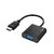 Adaptateur Hama HDMI-VGA noir