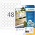Etiket HERMA Power 10915 rond 30mm wit 1200 stuks