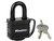 Hangslot MasterLock stiftcilinder gelamineerd staal 40mm