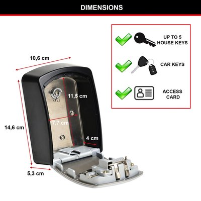 Coffre sécurisé pour clés Master Lock Select Access XL