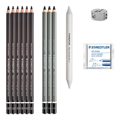 Houtskoolpotloodset Staedtler Design Journey 12-delig