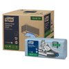 Reinigingsdoek Tork W4 Premium Heavy-Duty gevouwen 1-laags 4x105 vel blauw 530279 foto