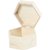 Kistje Creativ Company zeshoek 12x7cm triplex