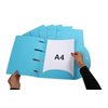 Smartfolder geperforeerde opbergmappen A4 blauw 6 stuks foto
