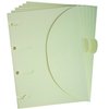 Smartfolder geperforeerde opbergmappen A4 Beige 6 stuks foto