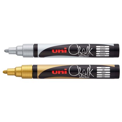Krijtstift Uni-ball chalk rond 1.8-2.5mm goud