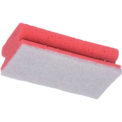 Eponge à récurer Cleaninq avec prise 140x70x42mm rouge/blanc 5 pièces