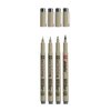 Fineliner Sakura Pigma Micron koelgrijs set 4 maten foto