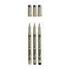 Fineliner Sakura Pigma Micron 05 set zwart & grijs 3 maten foto