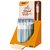 Balpen Bic 4kleuren wood medium assorti