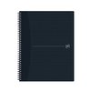 Cahier spirale Oxford Origin A4+ ligné 140 pages 90g noir Photo