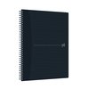 Cahier spirale Oxford Origin A4+ ligné 140 pages 90g noir Photo