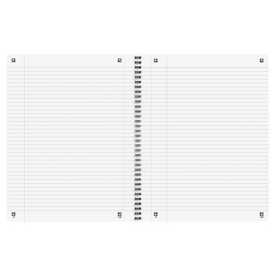 Cahier spirale Oxford Origin A4+ ligné 140 pages 90g noir