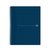 Cahier spirale Oxford Origin A4+ ligné 140 pages 80g bleu