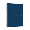 Cahier spirale Oxford Origin A4+ ligné 140 pages 80g bleu Photo