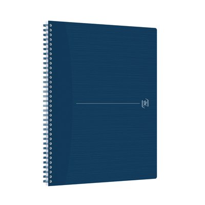 Cahier spirale Oxford Origin A4+ ligné 140 pages 80g bleu