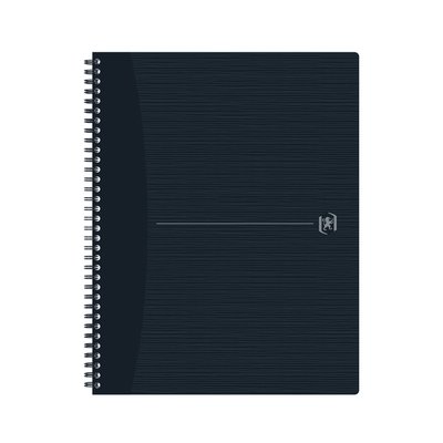 Cahier spirale Oxford Origin A4 + carreau 5x5mm 140 pages 80g noir