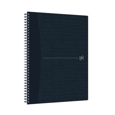 Cahier spirale Oxford Origin A4 + carreau 5x5mm 140 pages 80g noir