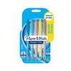 Stylo bille Paper Mate Flexgrip rétractable pastel assorti écriture noire Photo