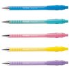 Stylo bille Paper Mate Flexgrip rétractable pastel assorti écriture noire Photo