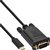 Kabel inLine USB-C VGA 3.1 M/M 2 meter zwart