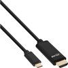 Kabel inLine USB-C HDMI 3.1 2.0 4K M/M 2 meter zwart foto