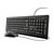 Clavier Trust Primo + souris QWERTY noir