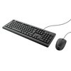 Clavier Trust Primo + souris QWERTY noir Photo