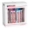 Viltstift edding 400 rond 1mm met houder assorti set à 10 stuks foto