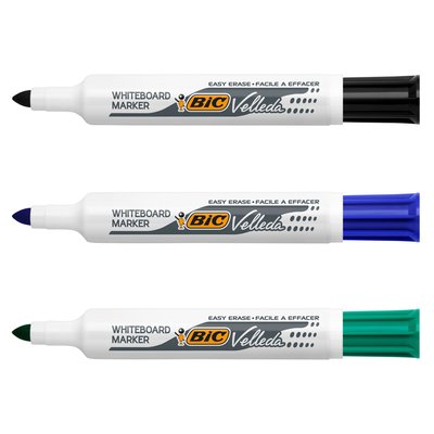 Marqueur tableau blanc BIC Velleda 1711 ogive Large noir